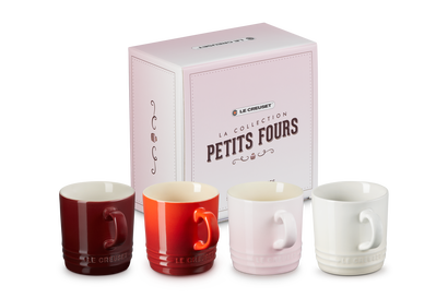 Set de 4 tasses à cappuccino Petits Fours en céramique